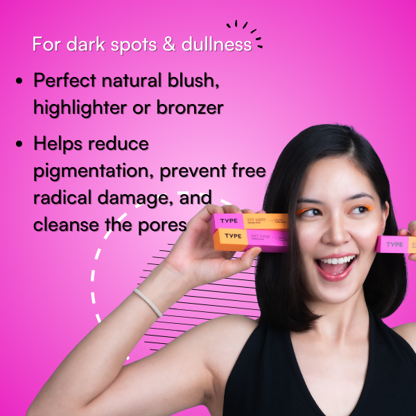 Get Even Dual Smudge Highlight + Blush Stick | Type Beauty Inc. at Broadway