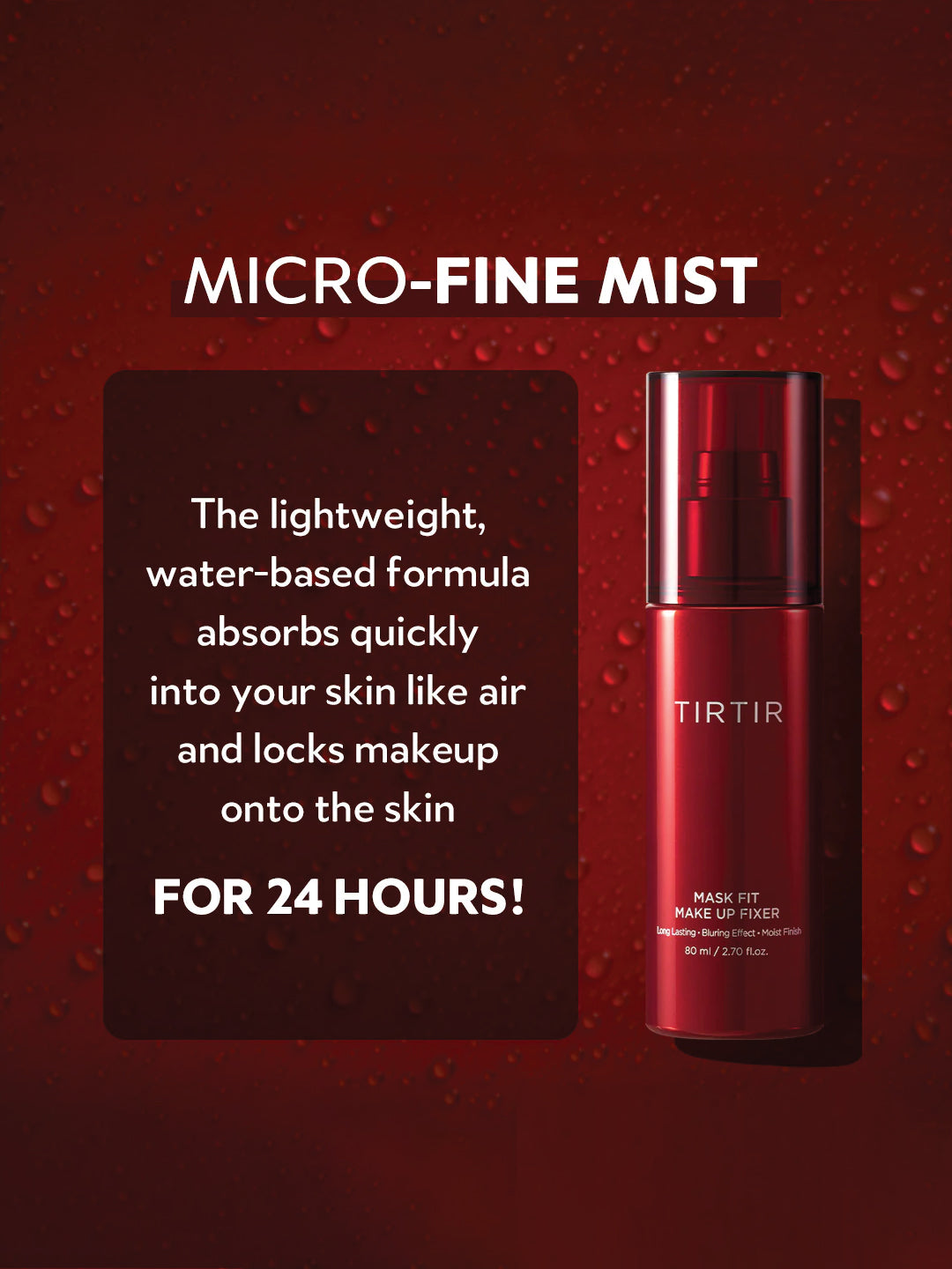 TIRTIR MASK FIT MAKE UP FIXER 80mL | TirTir at Broadway