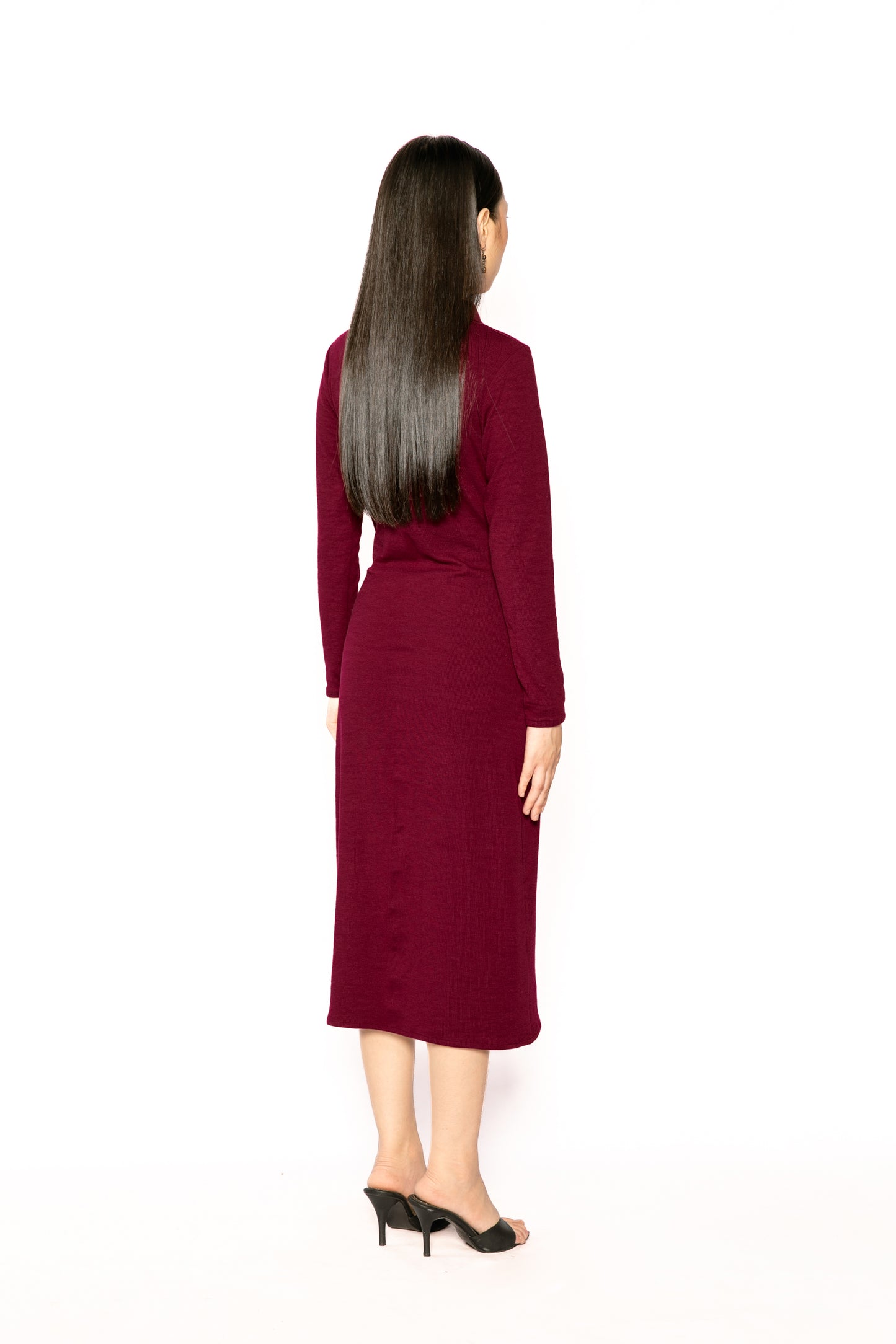 Contemponari-Helen Dress-Wine