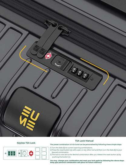 Trunk Check-In Plus- Volcanic Grey