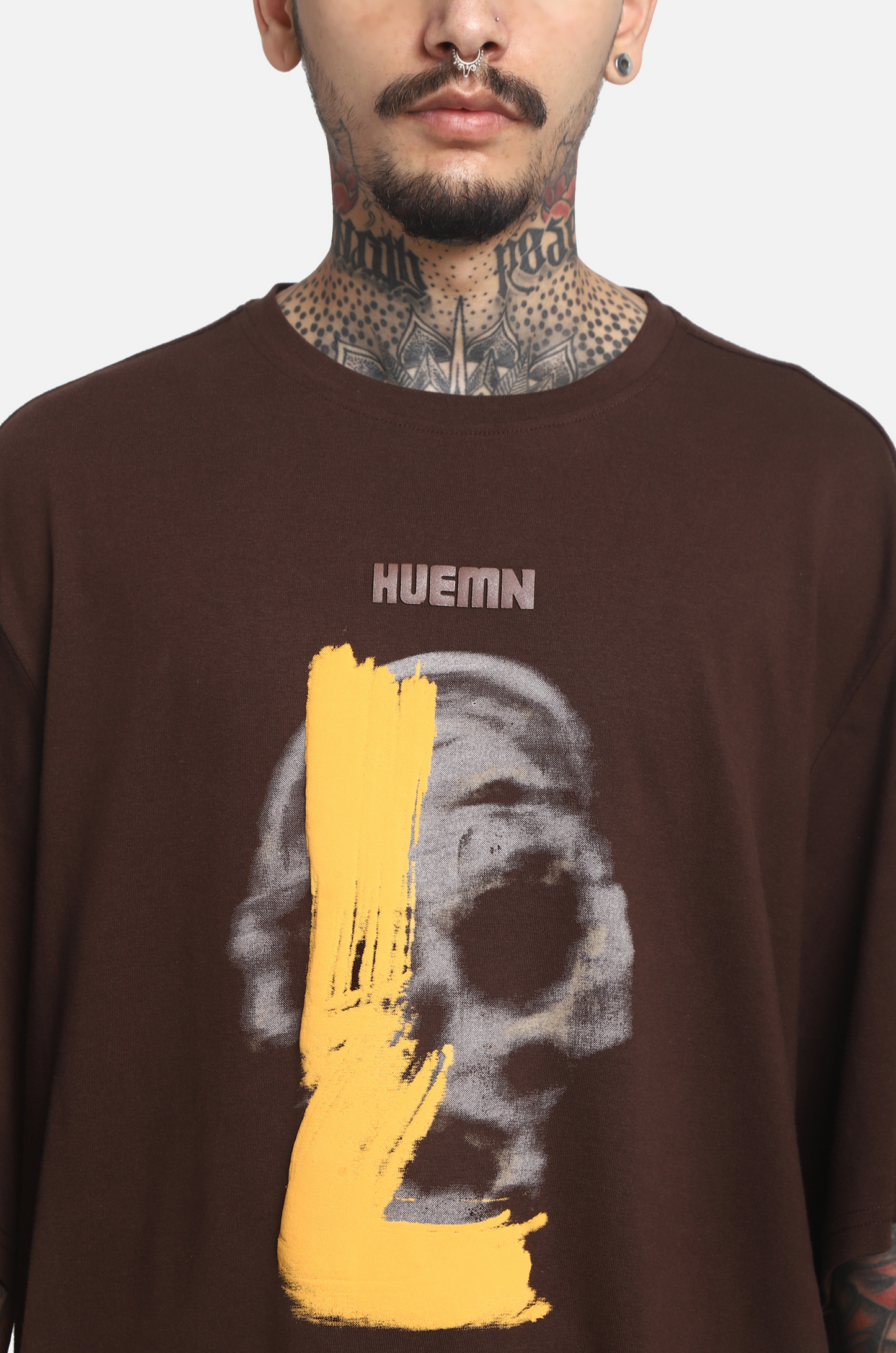 The HUEMN Skull T-shirt (Chocolate Brown) : Edition 2 | Huemn at Broadway