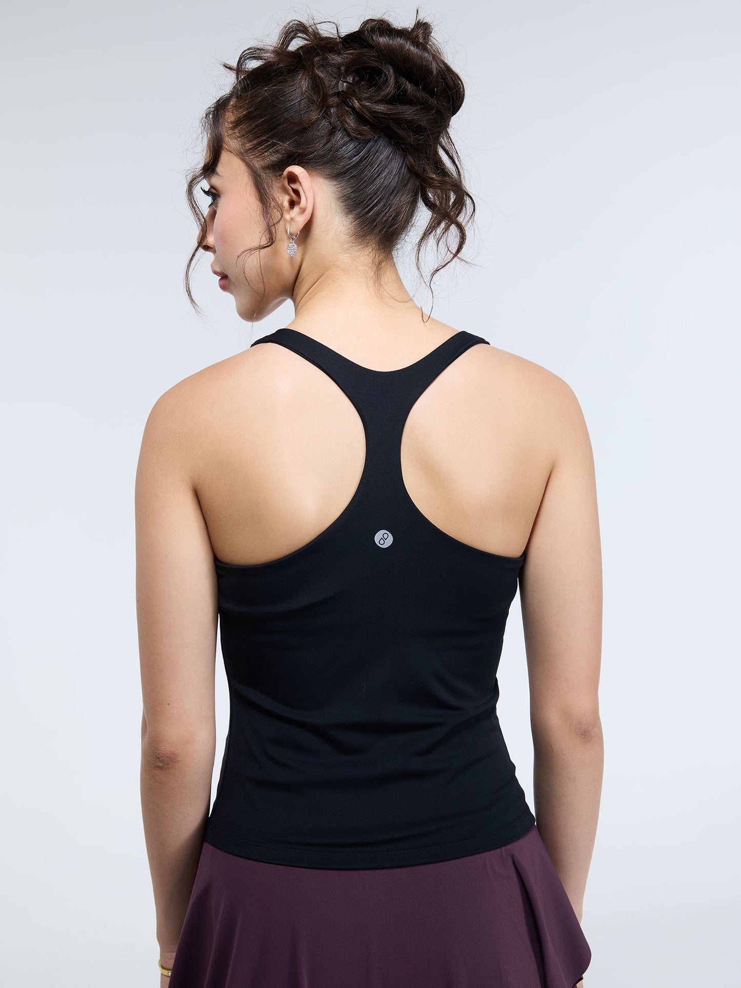 Black Racerback Tank