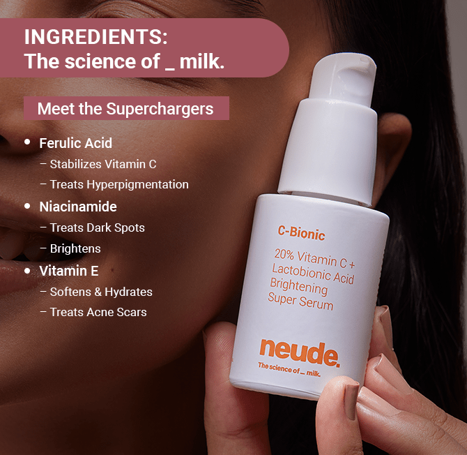 C - Bionic 20% Vitamin C Face Serum - Neude Skin