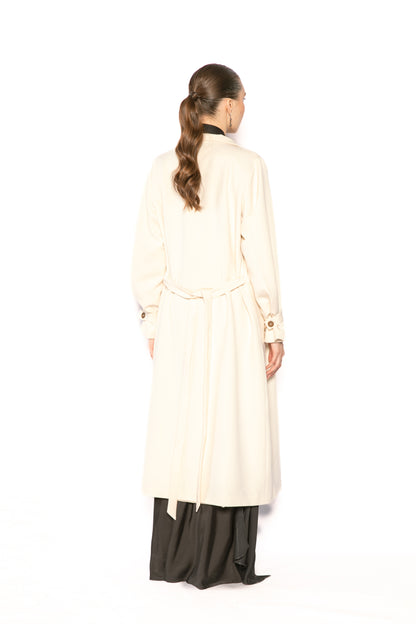Contemponari-Penelope Trench-Cream