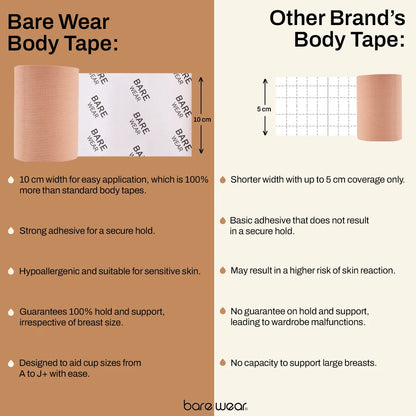 Body Tape+ (10 cm width) | Bare Wear at Broadway