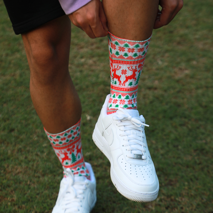 Ugly Christmas Pattern Socks | The Boring Socks at Broadway