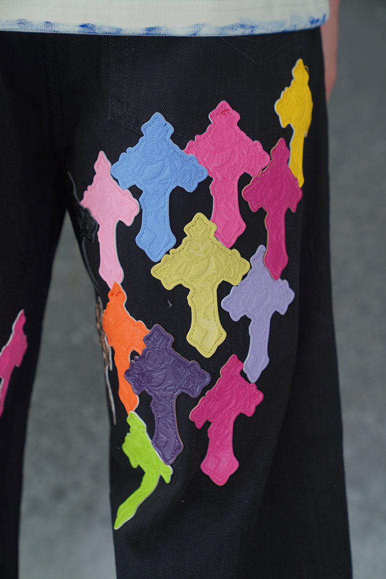 COLOUR CROSS CODE VALKYRE JEANS
