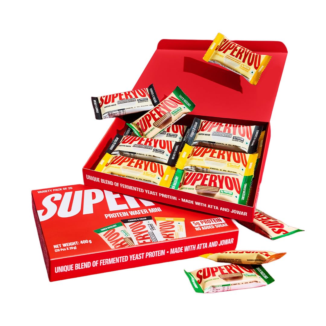 Superyou Protein Wafer Mini Bars - Assorted