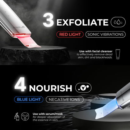 Numour B.O.S.S. LED Ultrasonic Scrubber