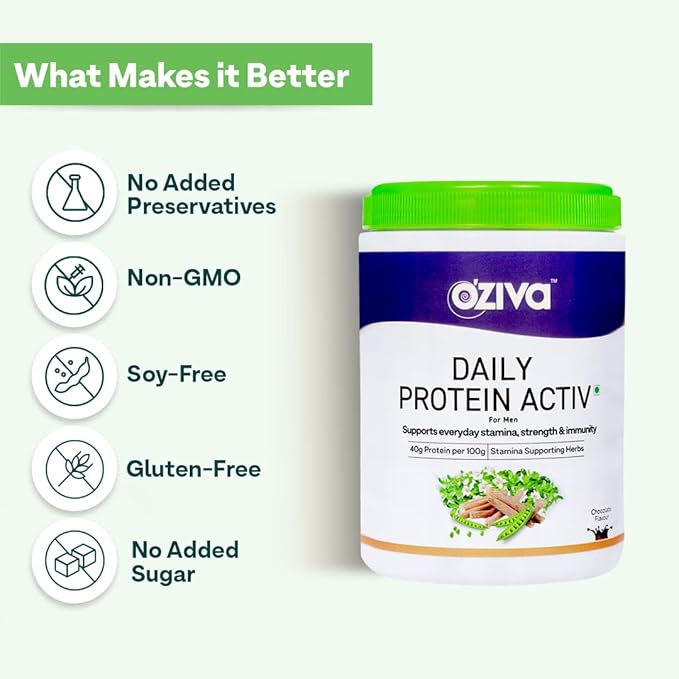 OZiva Daily Protein Activ For Men | OZiva at Broadway