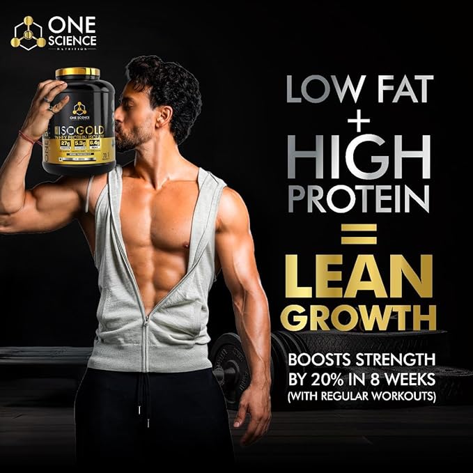 OSN Iso Gold Whey Protein 5lbs Grass Fed Whey 27g Protein Ice Coffee | One Science Nutrition at Broadway