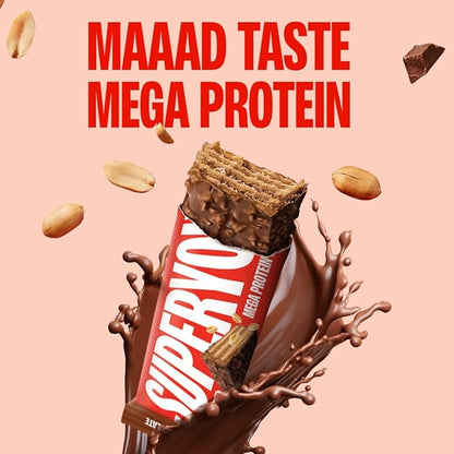 SuperYou Nutty Chocolate Protein Wafer Box of 6 x 2 Combo