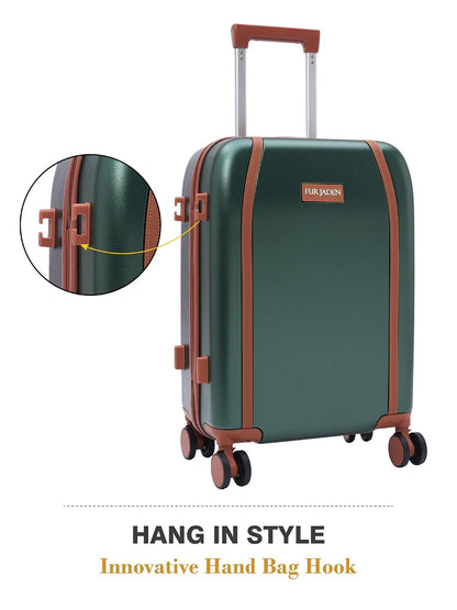 FUR JADEN  The Wayfarer Polycarbonate Travel Luggage Suitcase