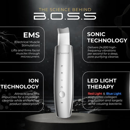 Numour B.O.S.S. LED Ultrasonic Scrubber