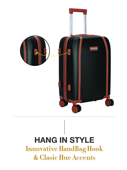 FUR JADEN  The Wayfarer Polycarbonate Travel Luggage Suitcase