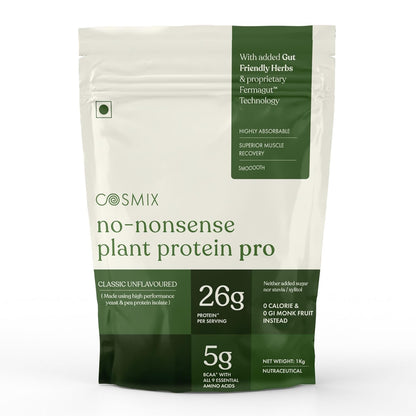 No-Nonsense Plant Protein PRO - CLASSIC UNFLAVOURED - 1000g