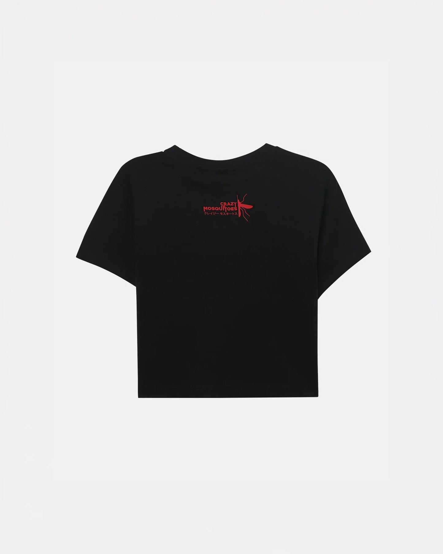 Cosmic Intruder Crop - Black | Crazy Mosquitoes at Broadway