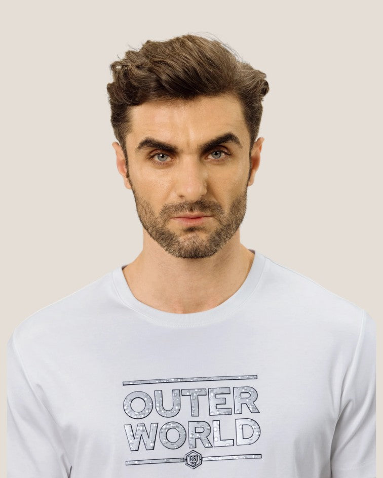 Silver Halo Crewneck | OUTERWORLD at Broadway