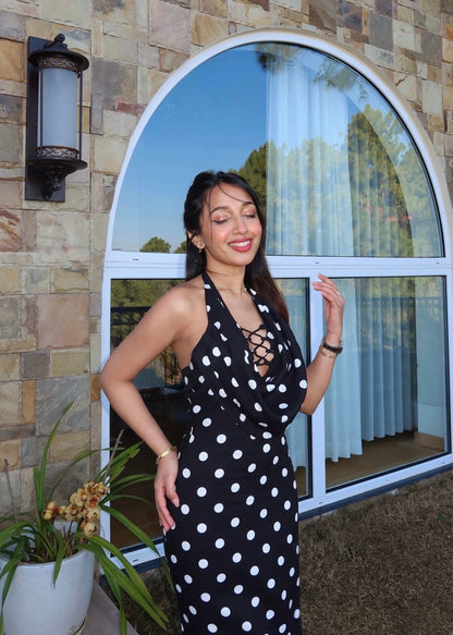 Paris polka dress