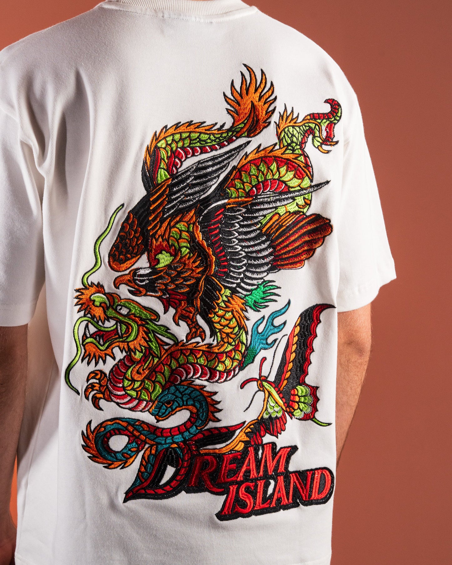WINGED FURY T-SHIRT - OFF WHITE