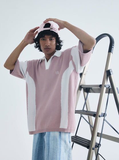 Mauve Knit Polo