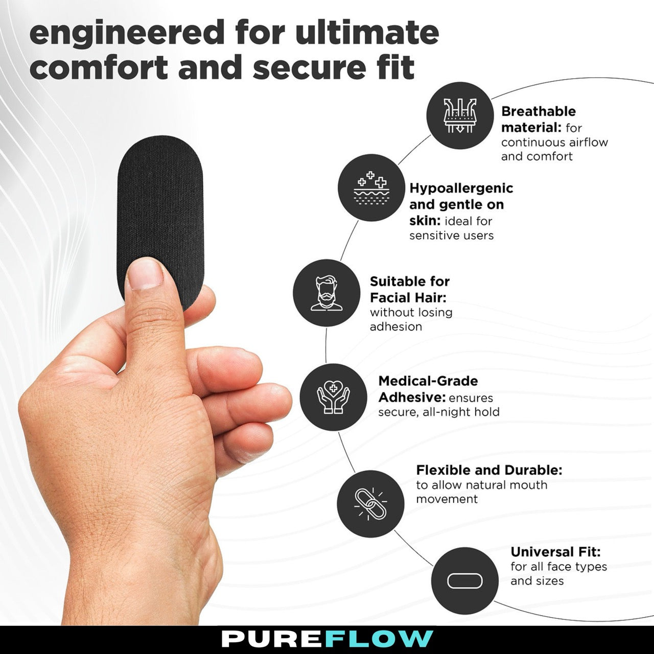 PureFlow PUREREST Mouth Tape | PureFlow Tape at Broadway