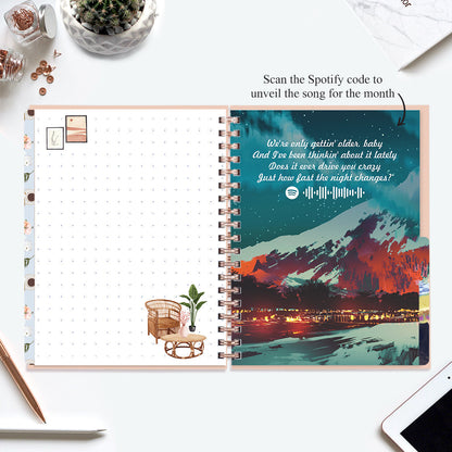 Undated Yearly Planner - Make It Happen Today