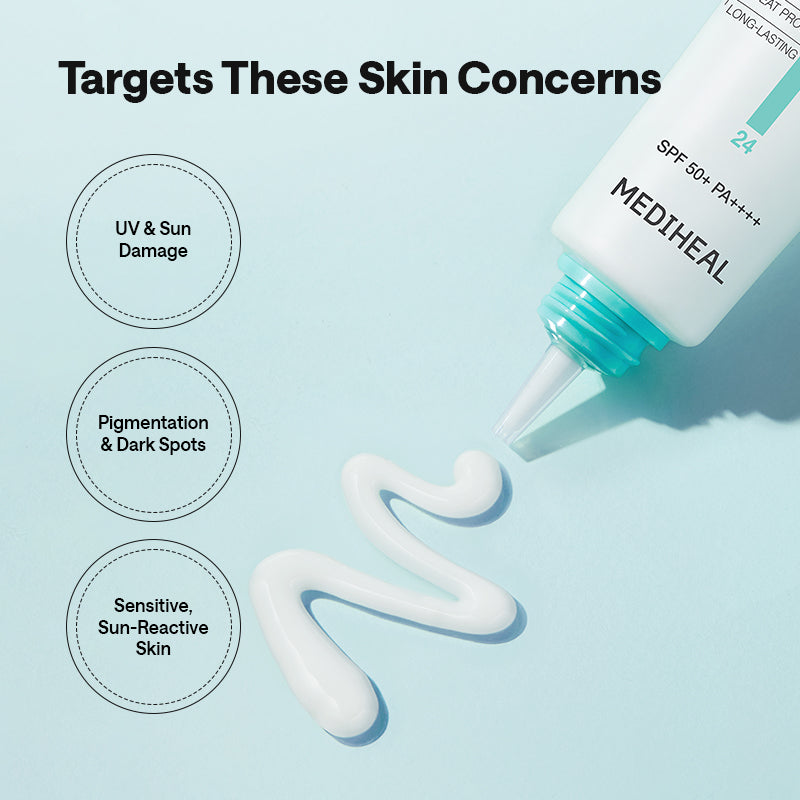MEDIHEAL Madecassoside Moisture Sun Serum Blemish Repair SPF50+ PA++++