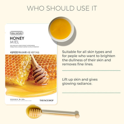 Real Nature Honey Face Mask 20g