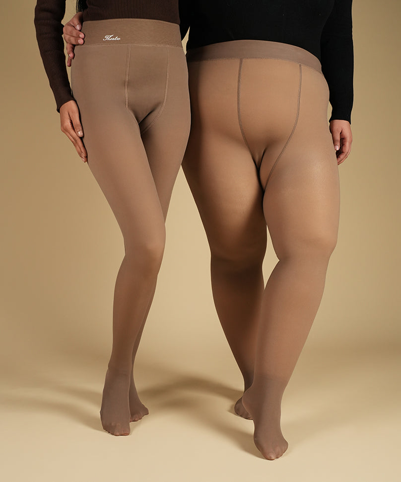 Sheer Fur Stockings Nude