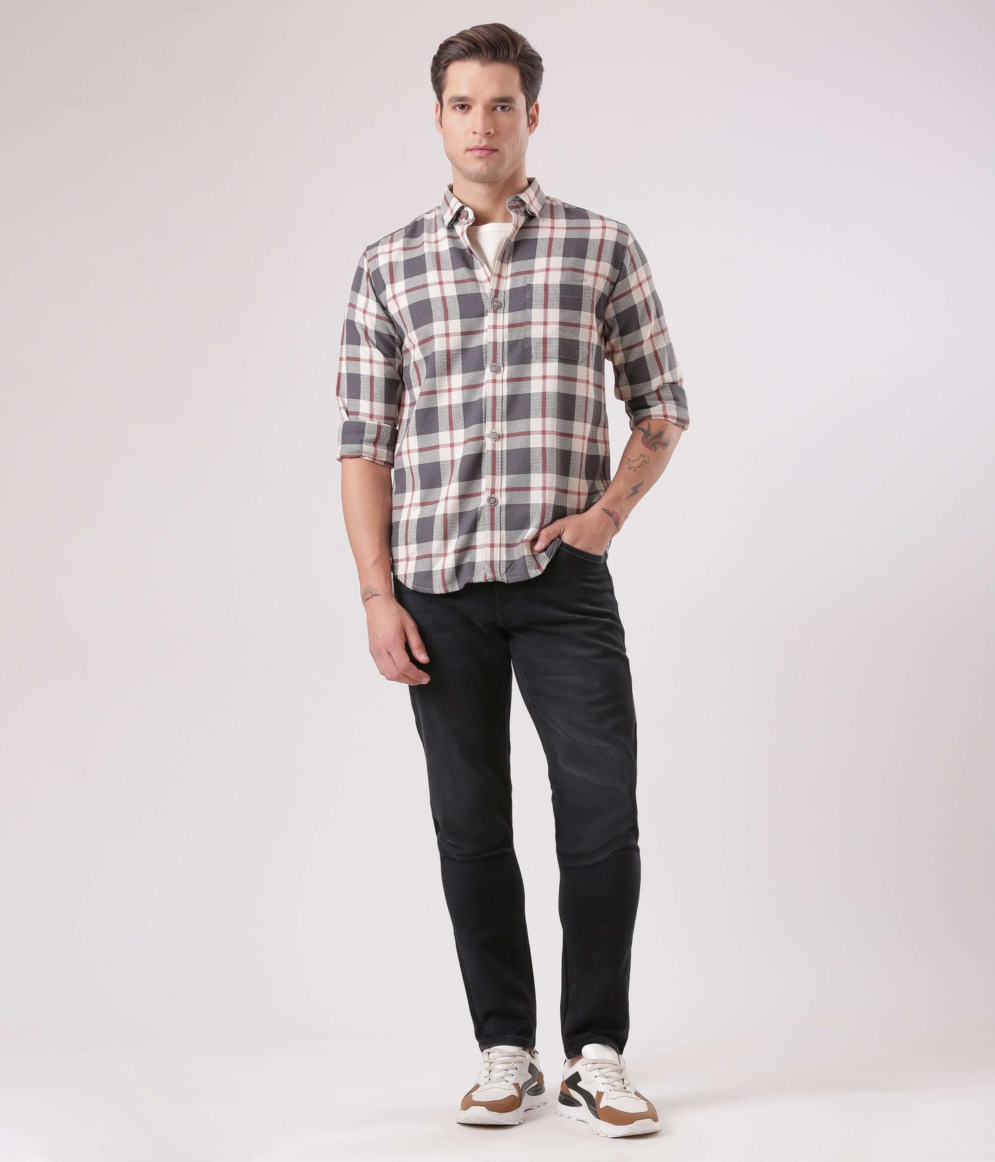 Denmark Shirt |Moisture Control + Anti Odour  GREYEMBLEM