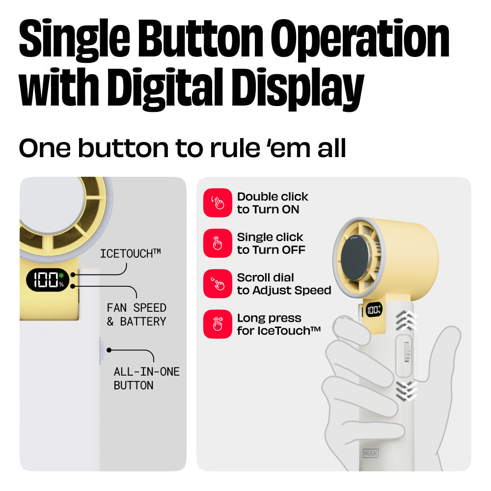 Nuuk BFF Rechargeable Personal Fan with IceTouch - Tokyo Totti Candy