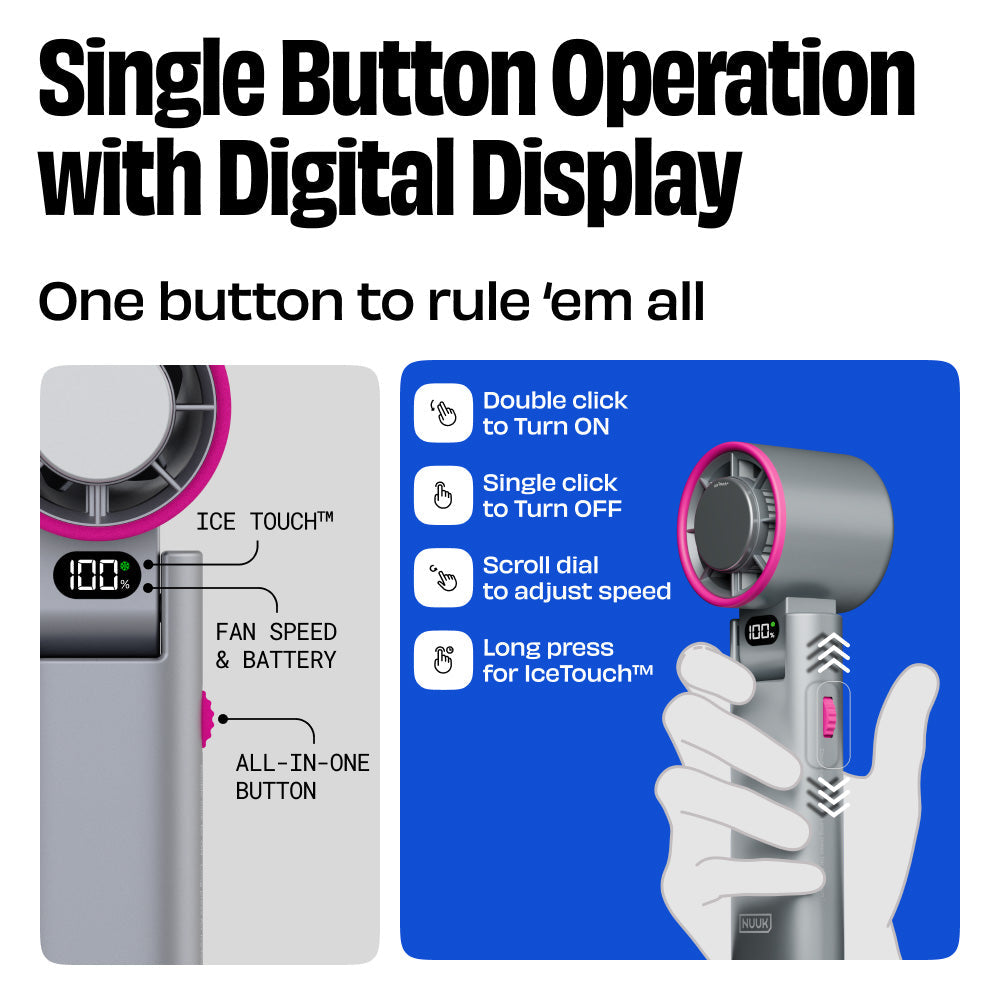 Nuuk BFF Rechargeable Personal Fan with IceTouch - Tokyo Totti Candy