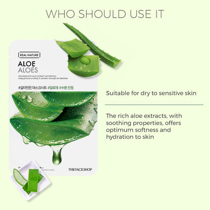 Real Nature Aloe Face Mask 20g
