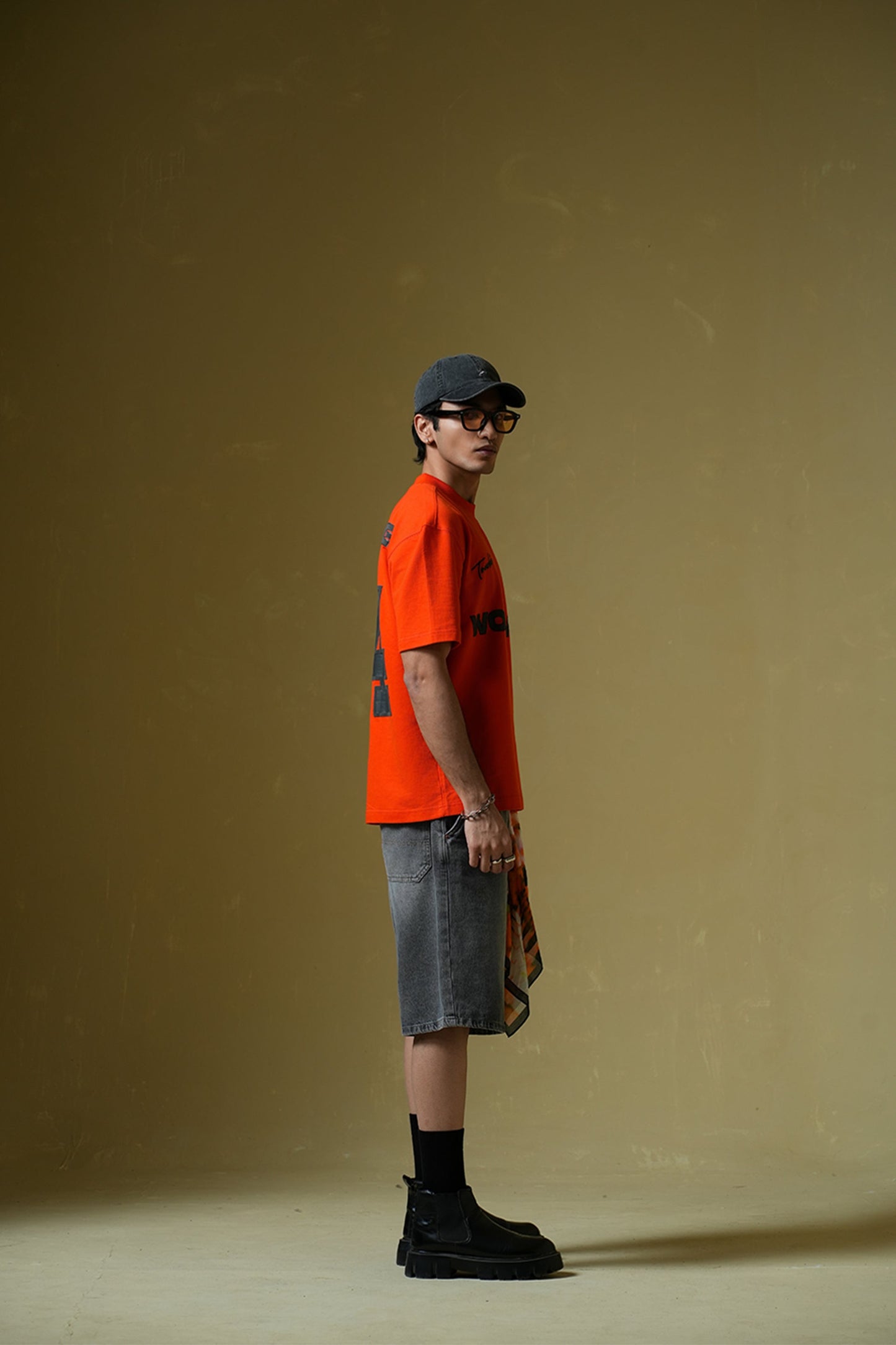 Worldwide Orange Oversized T-Shirt