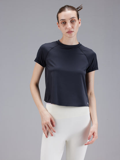 Black Overlap Tee | Cava at Broadway