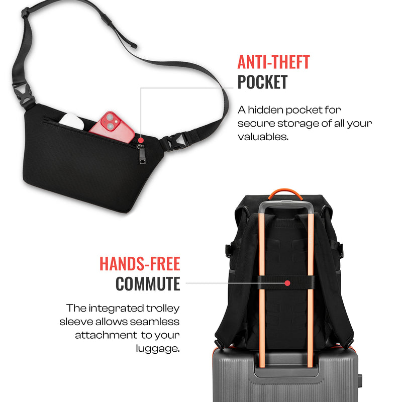 Vertex Workpack -Black-Large | Urban Jungle at Broadway