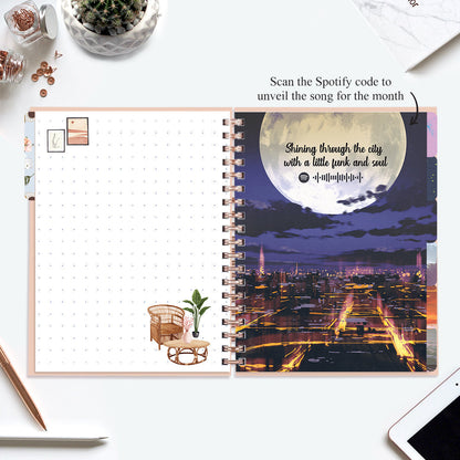 Undated Yearly Planner - Let Your Dreams Be Bigger