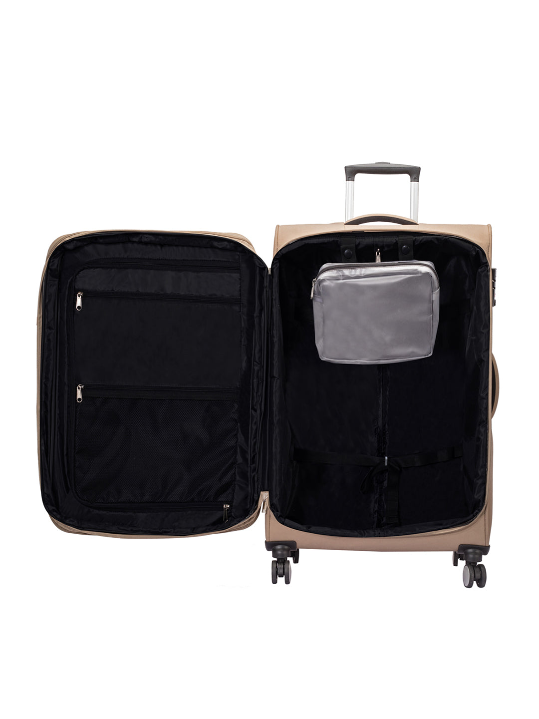 Carriall Eternal Medium Size Beige Check-in Luggage