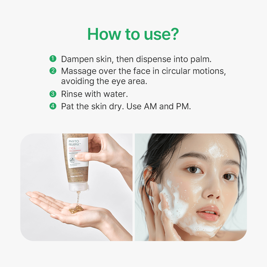 Thank You Farmer Phyto Relief Cica Gel Cleanser | Thank You Farmer at Broadway