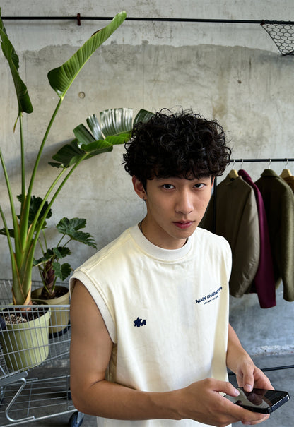 At The Top Cream Vest