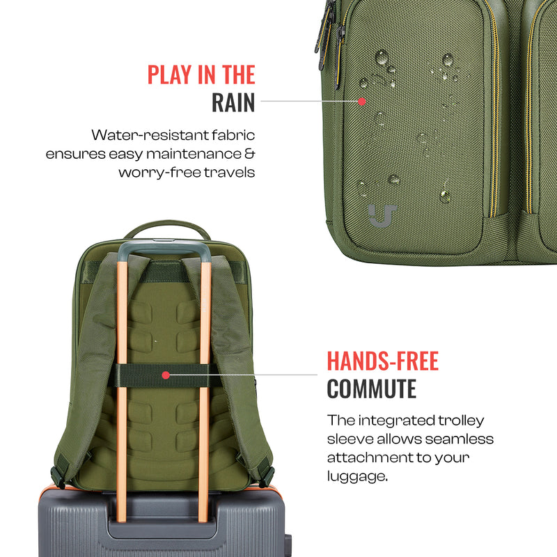 Wayfarer Workpack -Olive-Large | Urban Jungle at Broadway