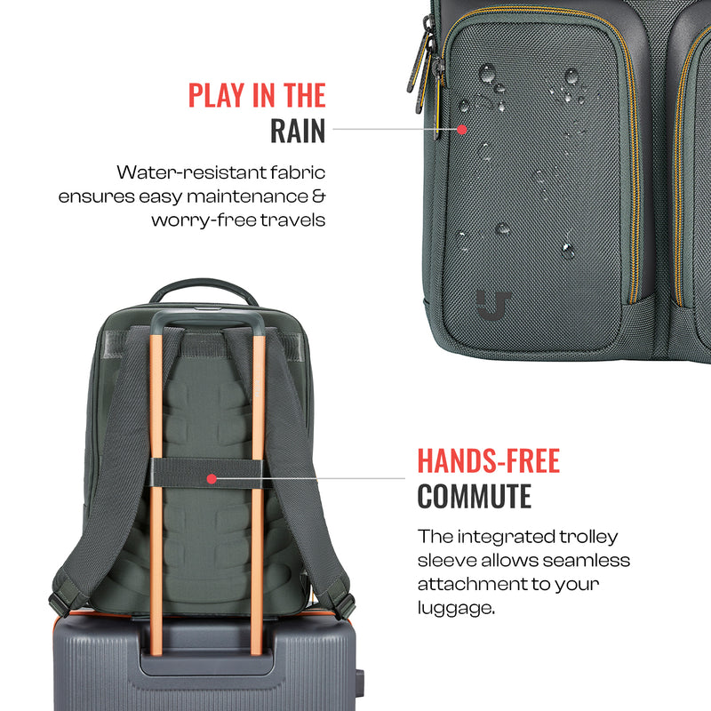Wayfarer Workpack -Grey-Large | Urban Jungle at Broadway
