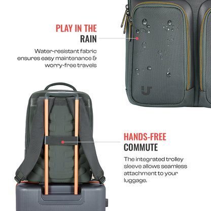 Wayfarer Workpack -Grey-Large | Urban Jungle at Broadway