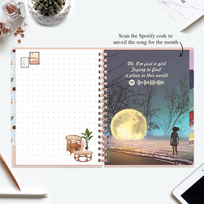 Undated Yearly Planner - Make It Happen Today