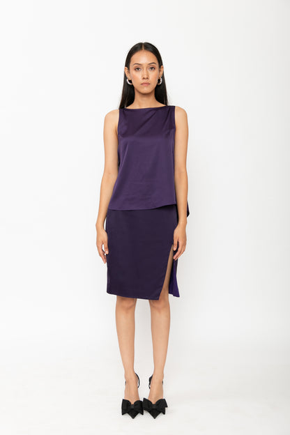 Contemponari-Violet Top-Purple