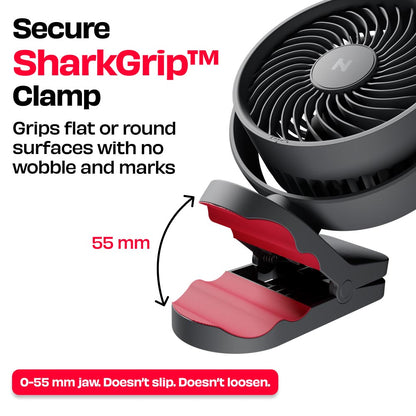 Personal Clip Fan with SharkGrip™ | KLĪP