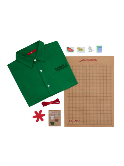 Summer Shirt Watermelon Green | Ludic at Broadway