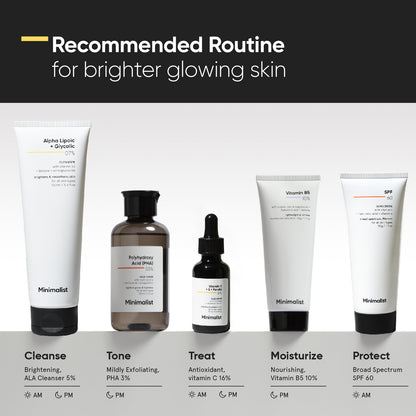 Minimalist Vitamin C + E + Ferulic 16% Face Serum 20ml