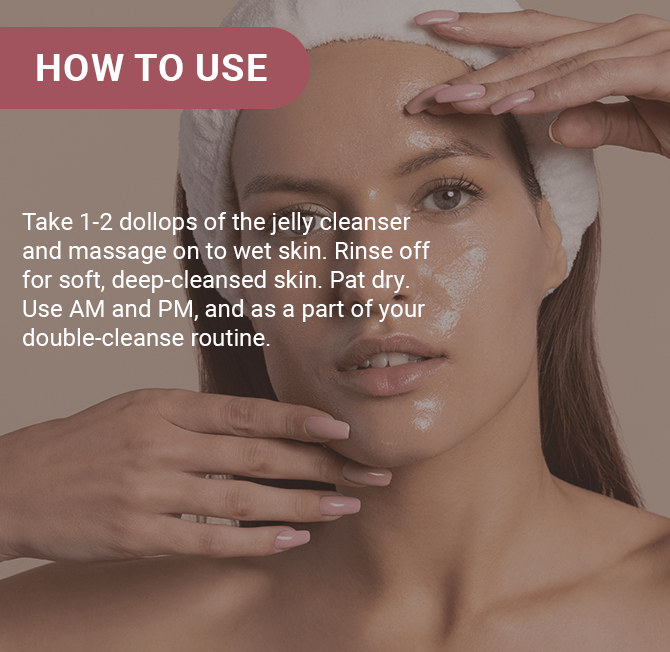 Jelliciously Clean pH 5.5 Gel Face Cleanser for Sensitive Skin - Neude Skin